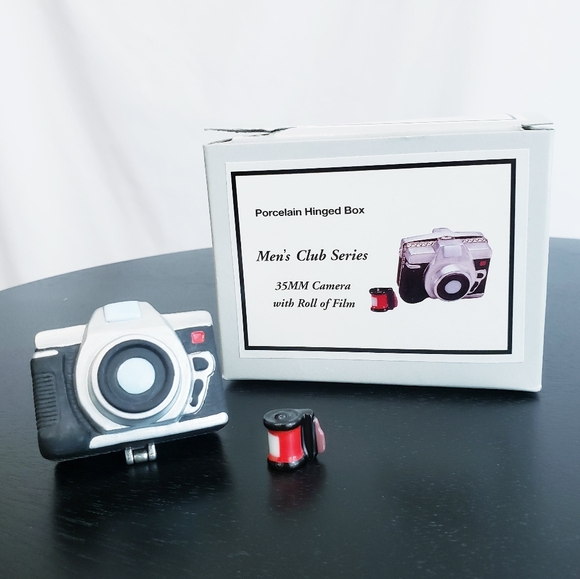 Midwest of Cannon Falls Other - *Last Chance* PHB 35mm Camera Porcelain Hinged Box w/Trinket Midwest